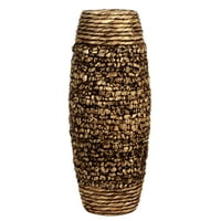 Елегантни изрази от Хосли естествена вода зюмбюл ваза, кафява