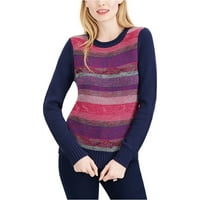 Maison Jules дамски пуловер с пуловер, син, xx-голям