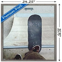 Скейтборд - капка в плакат на стената, 22.375 34