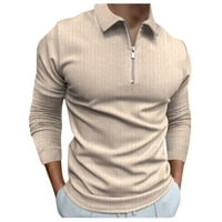 Adviicd мускулни ризи за мъжете редовно прилепна памучна риза с пик
