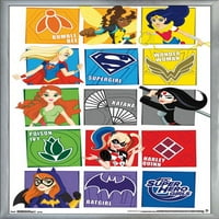 TV Comics - DC Superhero Girls - Плакат за стена на мрежата, 22.375 34